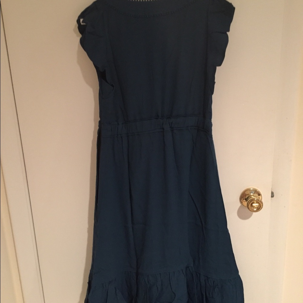 Point Sur V-Neck Ruffle J.Crew Dress - Picture 6 of 6